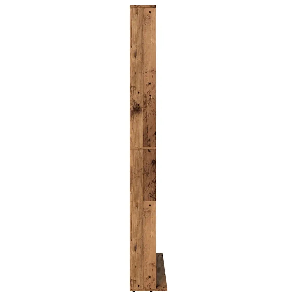 Mobile Porta CD Legno Antico 102x23x177,5 cm Legno Multistrato 855998