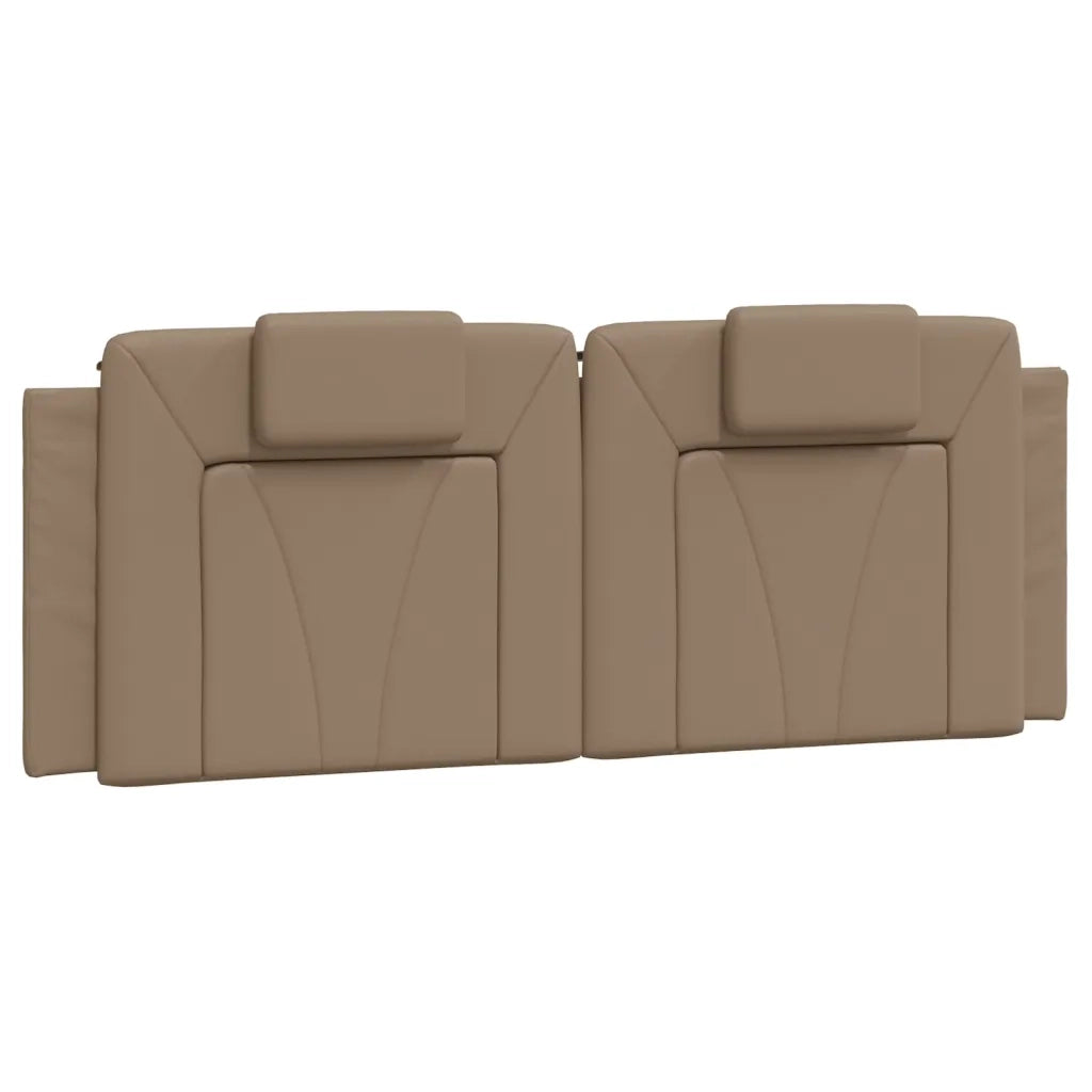 Letto Viana con Materasso Cappuccino 140x200cm Similpelle
