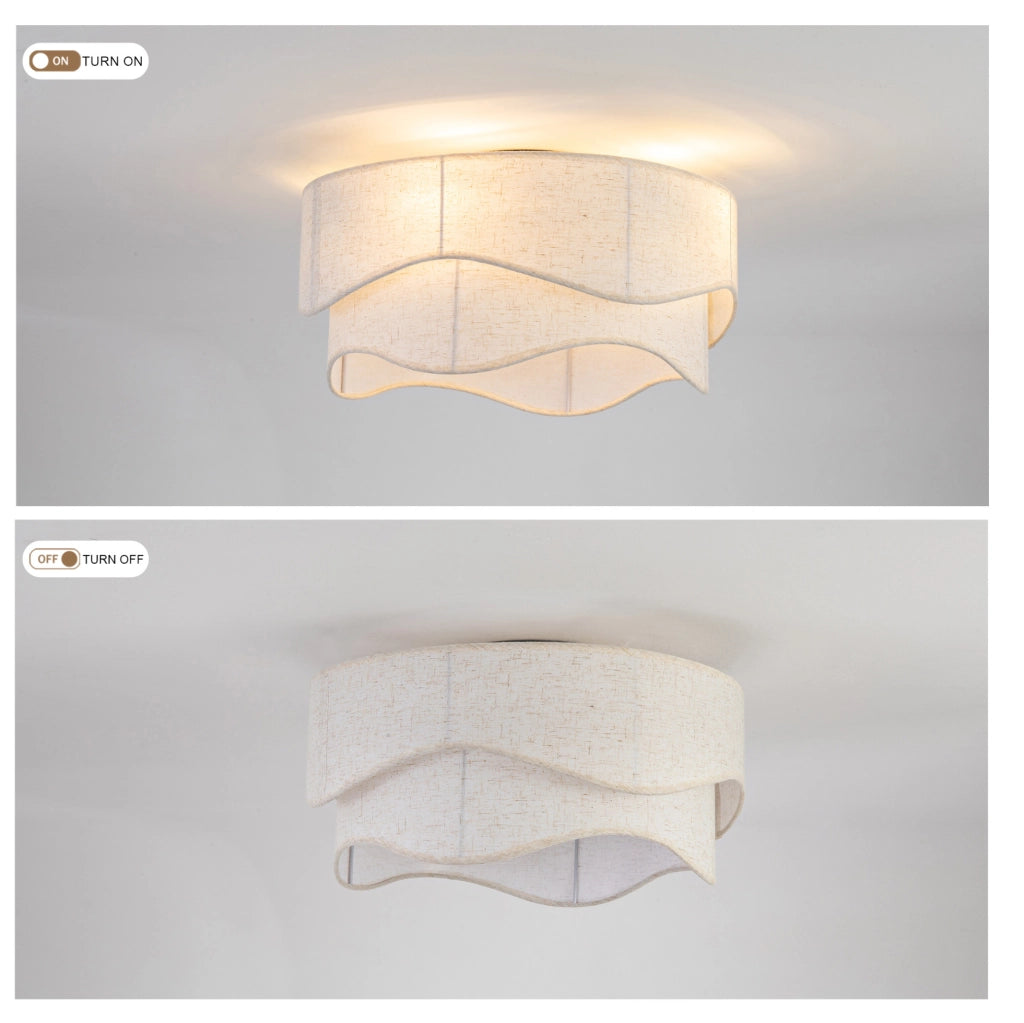 VENTILATORE da soffitto con luce, app e telecomando, Oro/Bianco