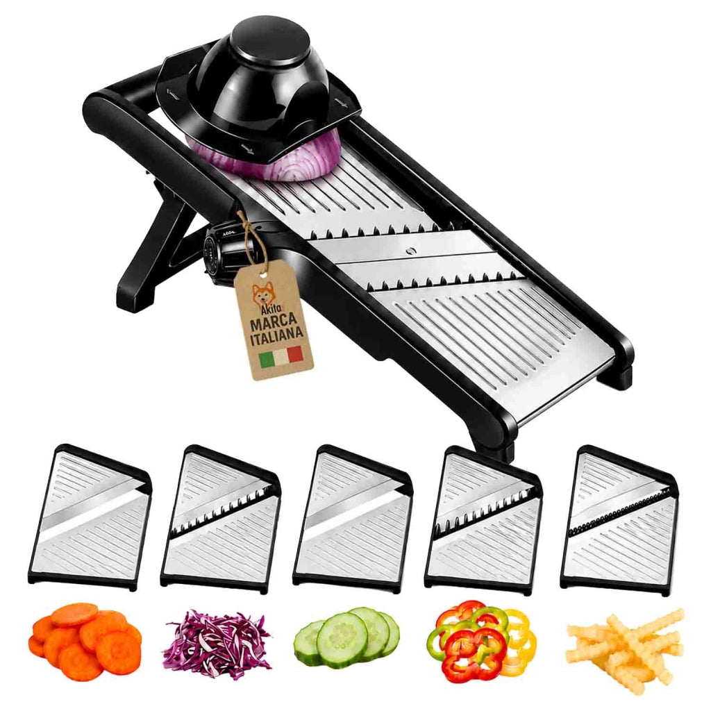 Akitaink Mandolina Acciaio Inox Regolabile 1 9 mm