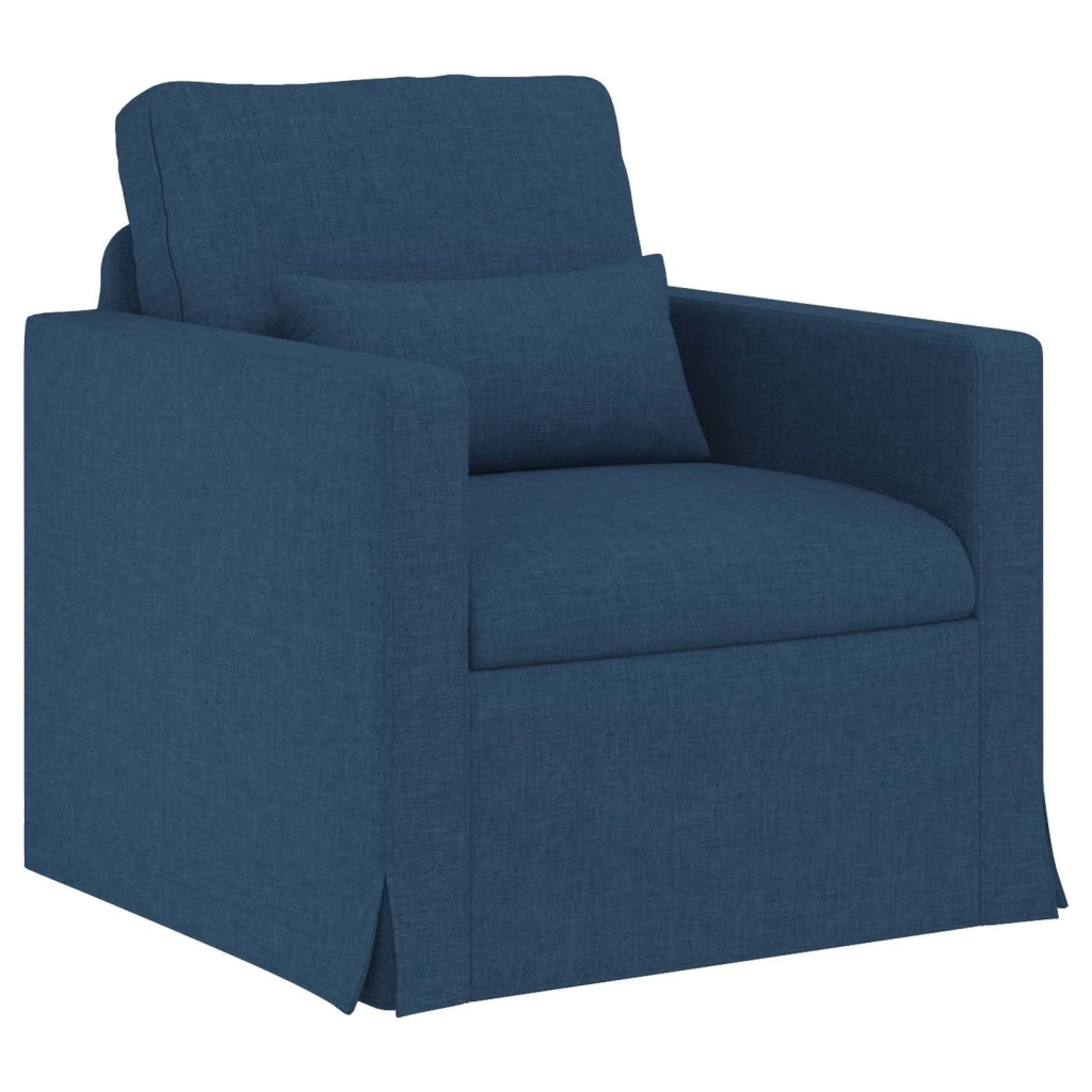 Set di divani 2 pcs Blu 158 x 78 x 80 cm Tessuto 3407543
