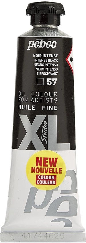 Pébéo Fijne Olieverf XL 37 ml - Intensivo Nero per artisti