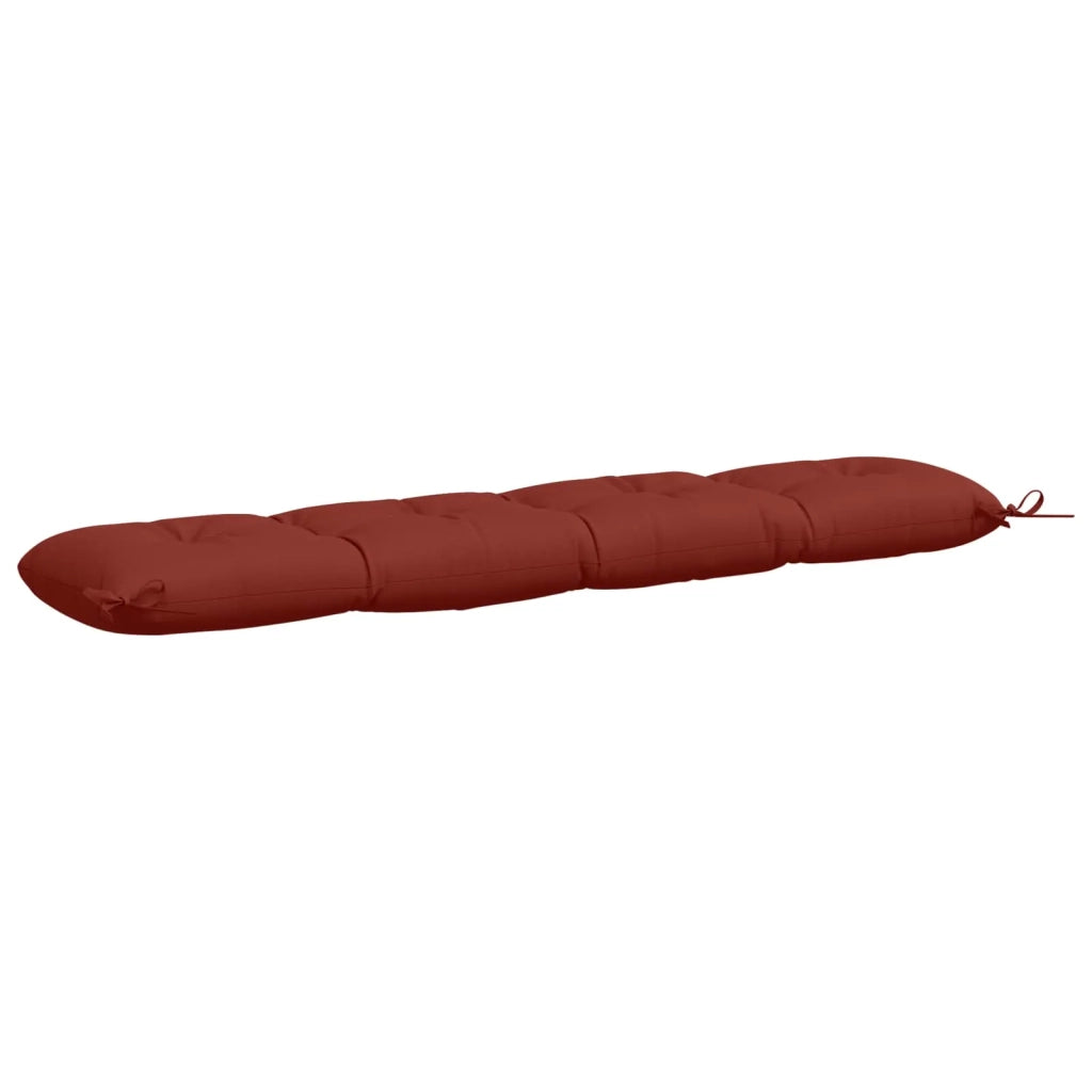Cuscini per Panchina VIANEN 2 pz 100% Poliestere Rosso 952863