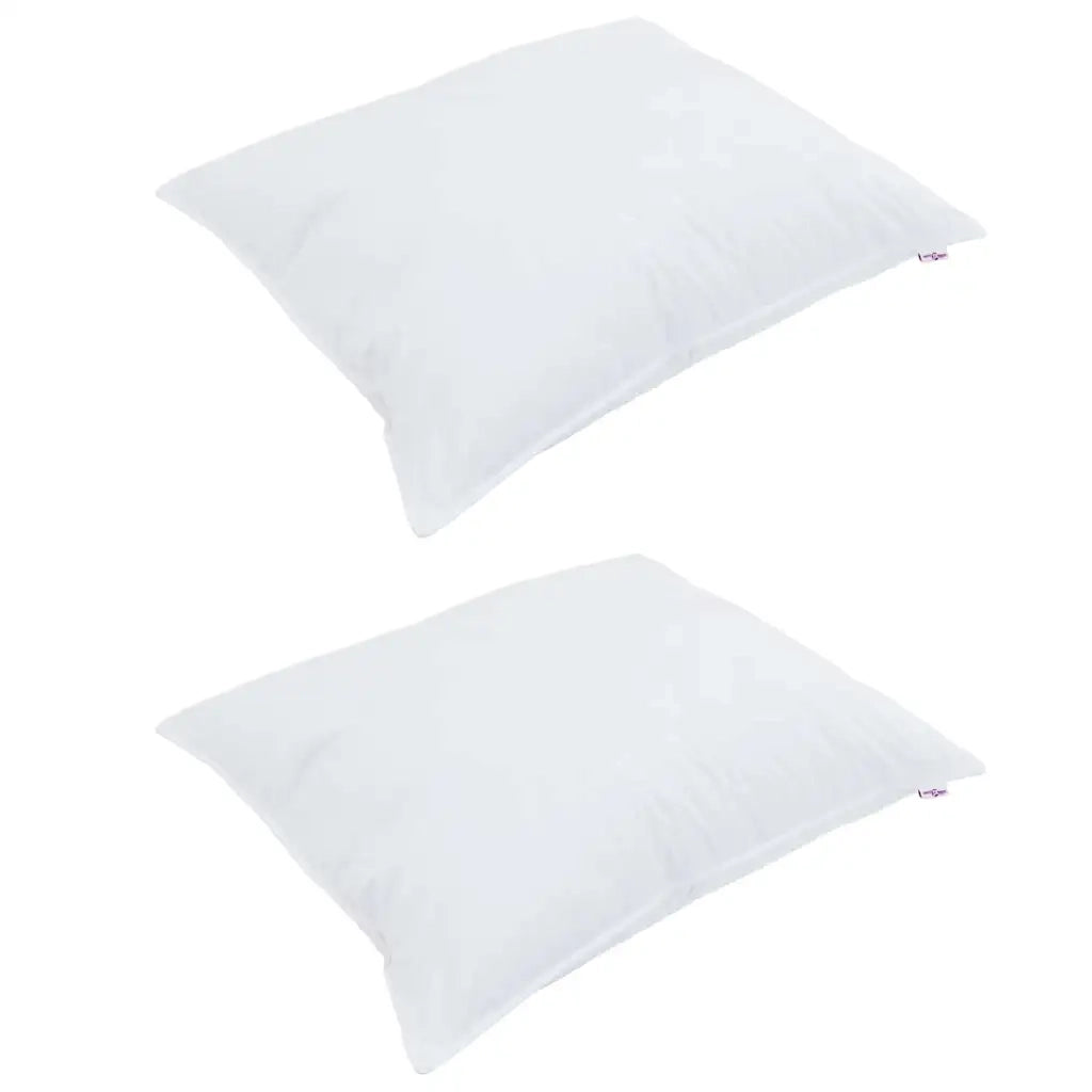 Cuscino con cuscino 2 pcs Bianco 70 x 90 cm Cotone 42007713