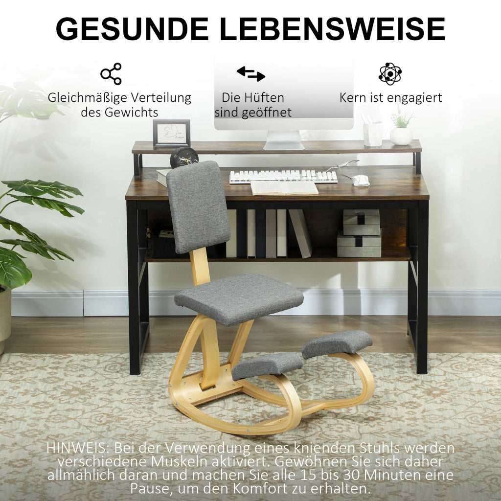 Sedia da ginocchio ergonomica ¨C Minimal ¨C grigio