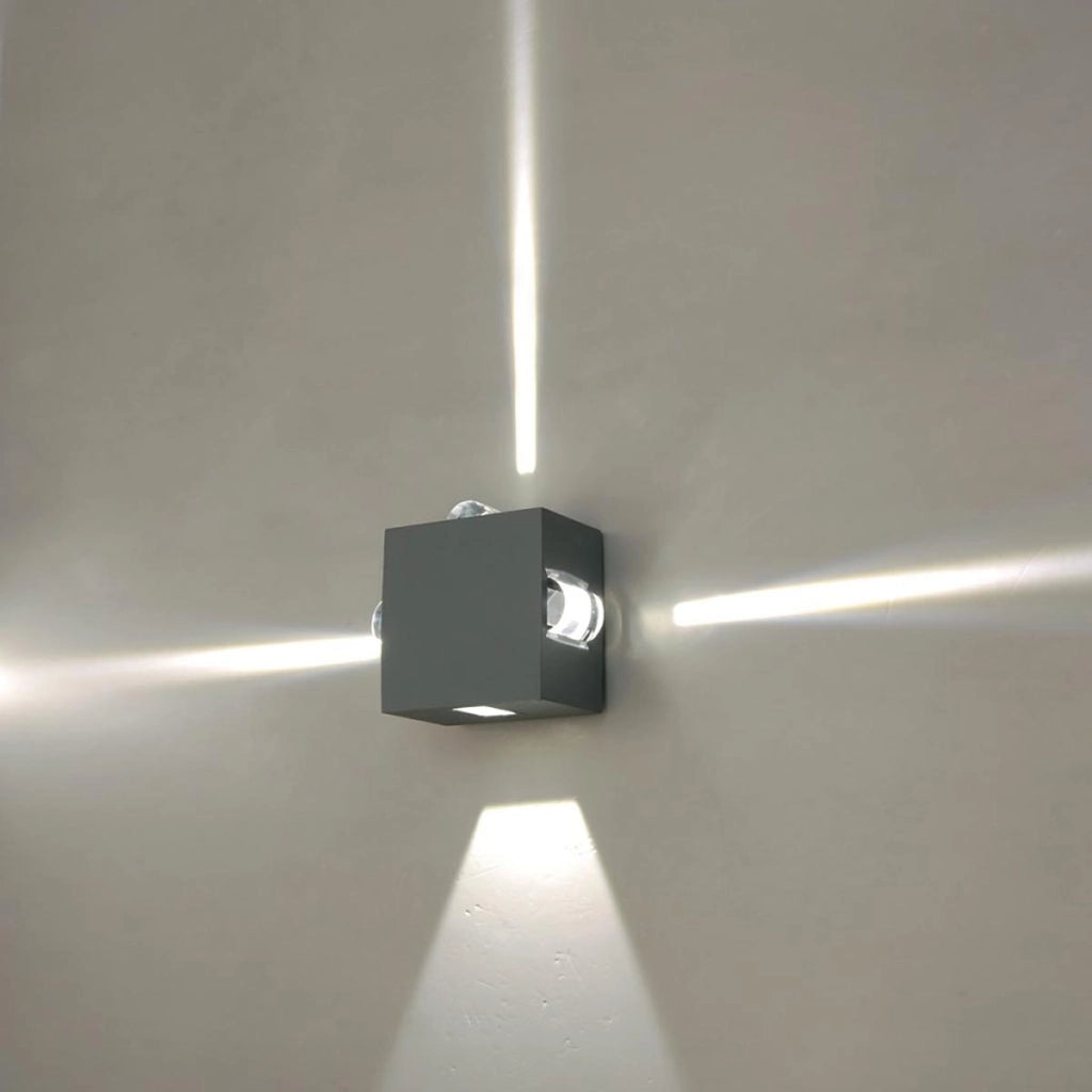 Applique esterna nera LED 10W 3000K IP54 Agner Elstead