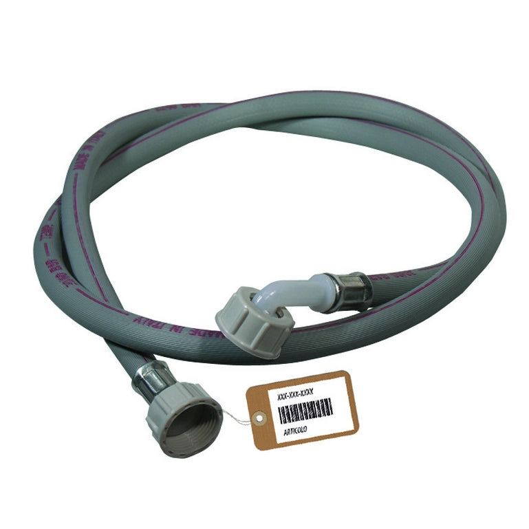 TUBO CARICO LAVATRICE CON CURVA F-BRICO- mt.   2.00- FAIDF- pezzi 1