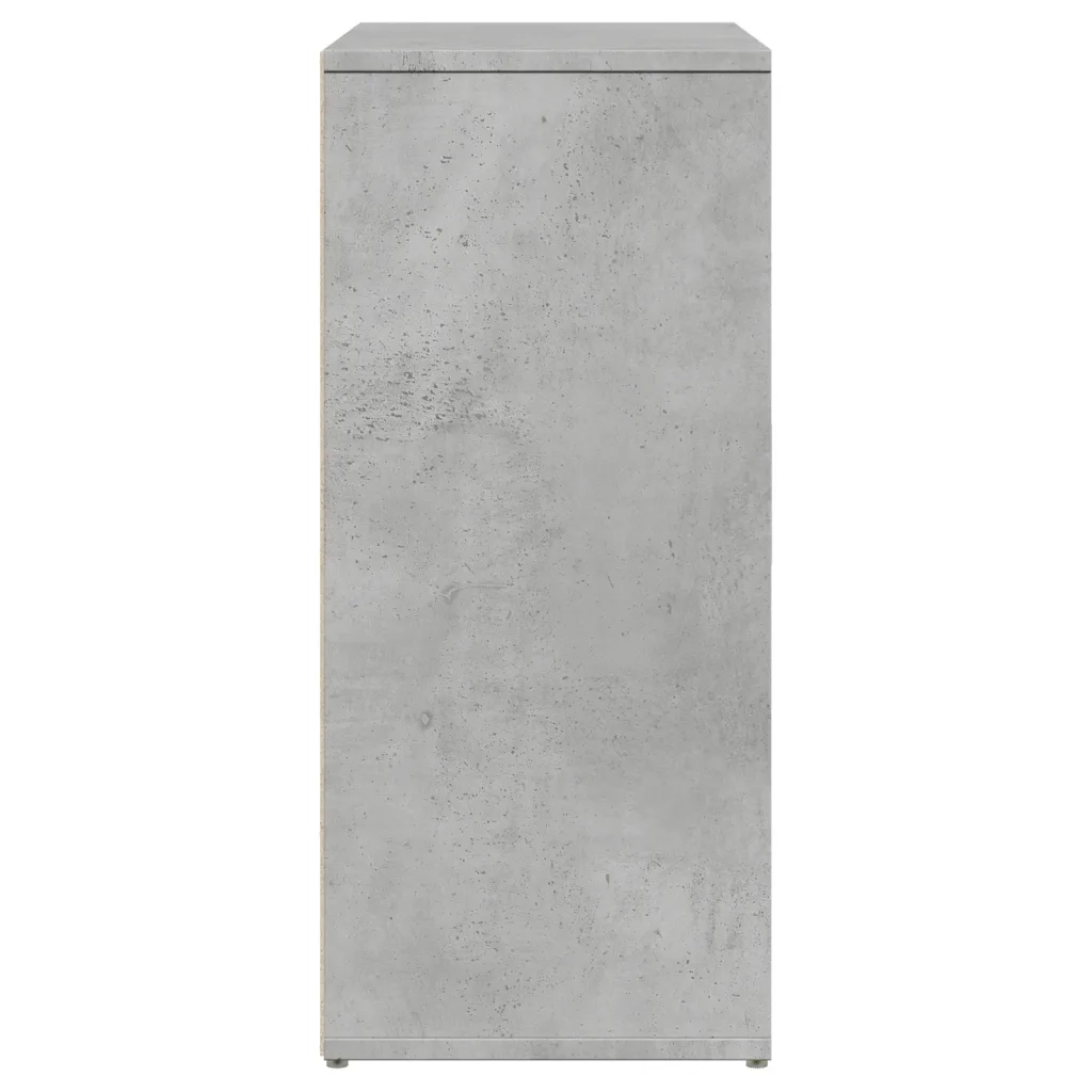 Credenza-Buffet-Armadio da cucina Grigio Cemento 60x31x70 cm in Legno Multistrato 534482