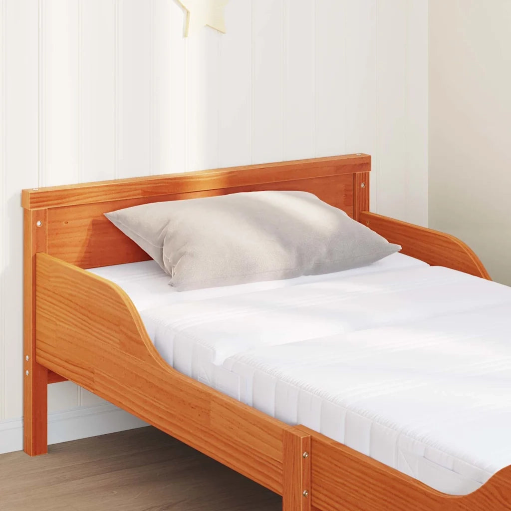 Struttura letto con materasso estensibile-Giroletto Marrone 80 x 200 cm 207298
