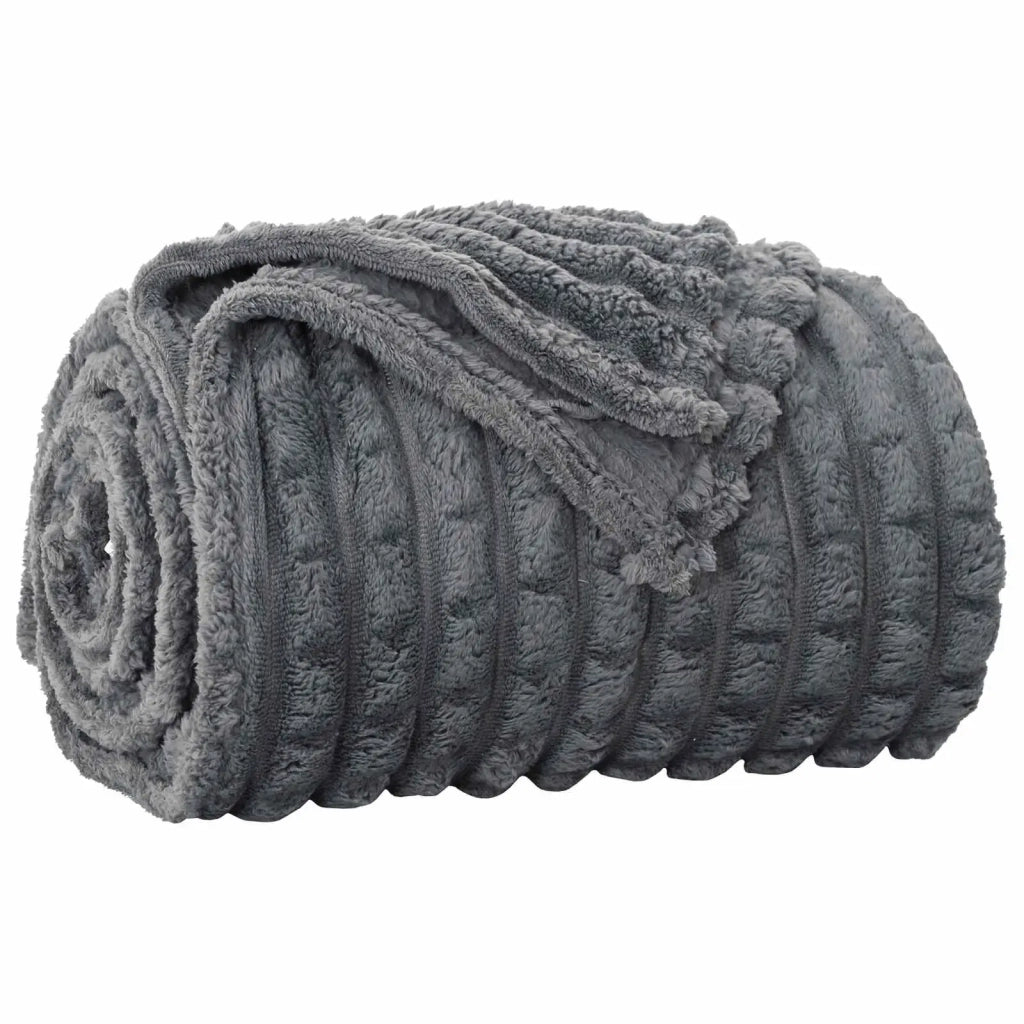 Coperta Grigio scuro 200 x 150 cm Panno