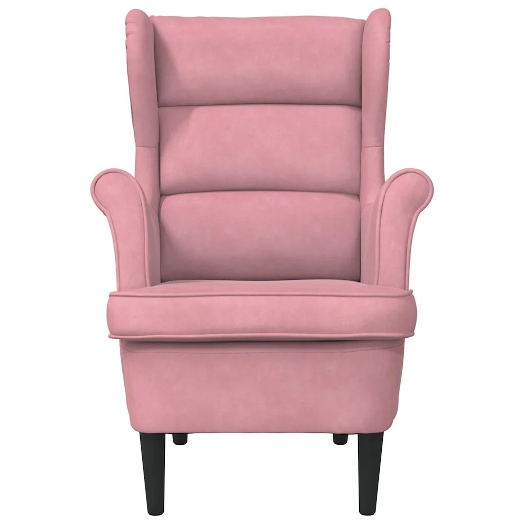 Poltrona Rosa in Velluto 324063