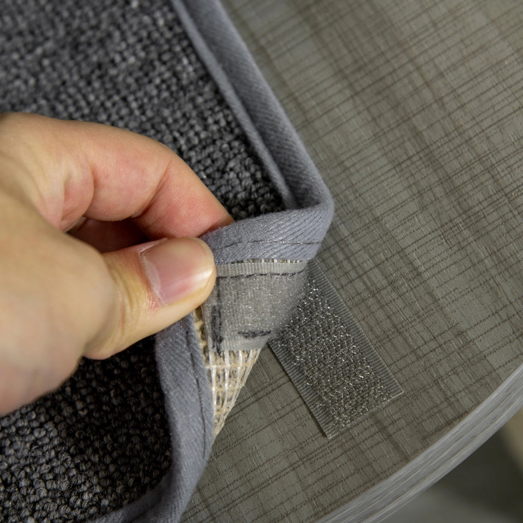 Tiragraffi per gatti 40x40x230-250 cm con asta di tensione; in poliestere grigio
