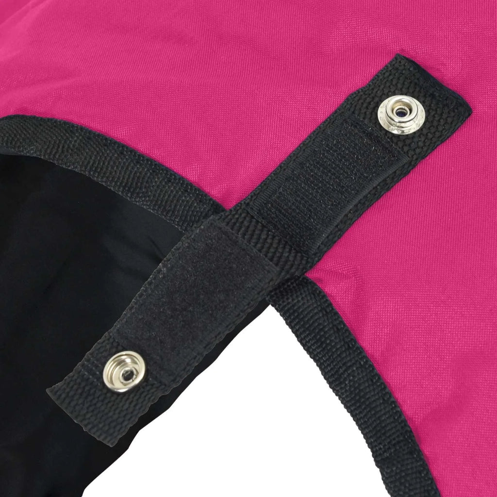 Coperta per Cavalli Rosa e Nero 155 cm Poliestere 42013155