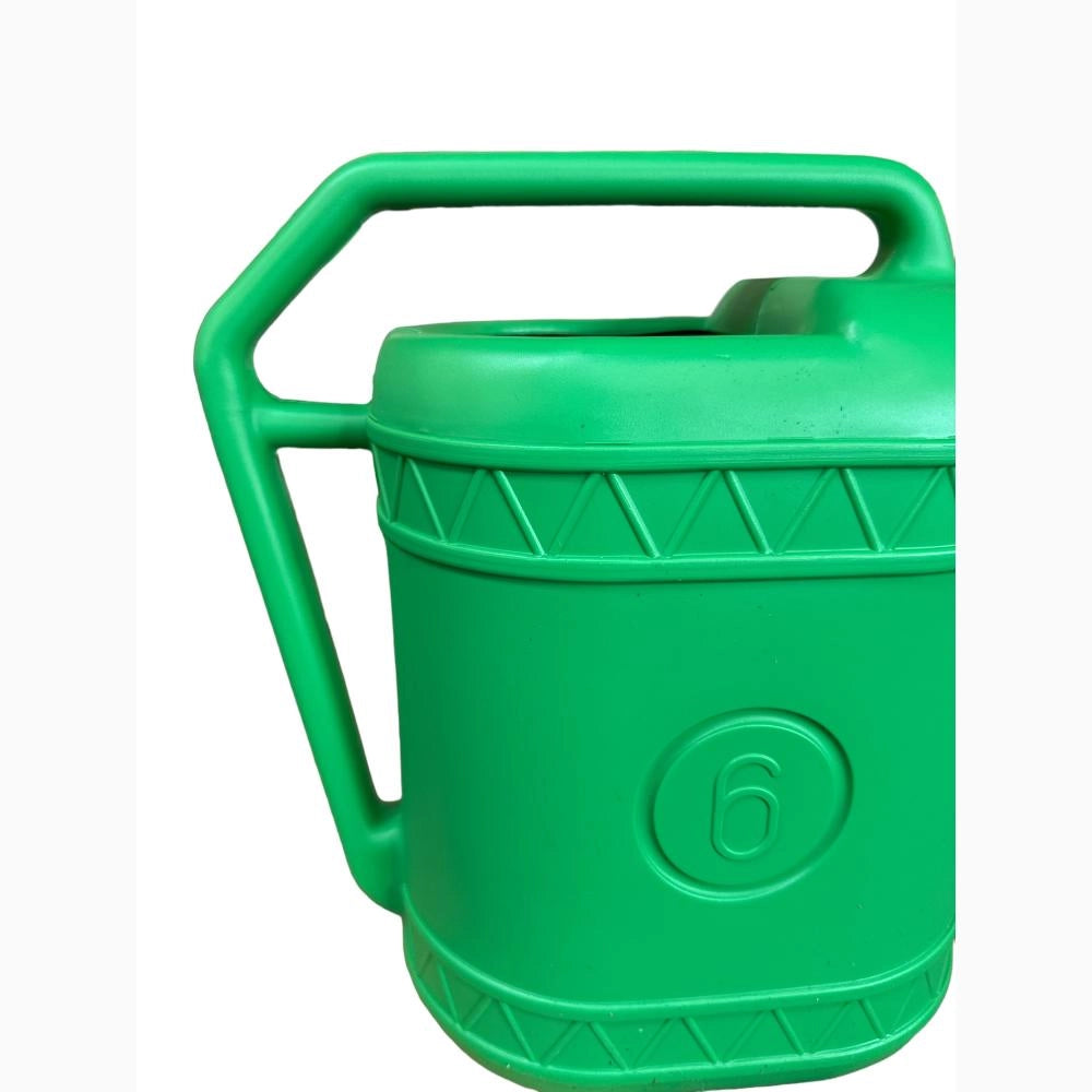 Innaffiatoio in PVC da giardino beccuccio lungo e doccetta 6 Litri per piante