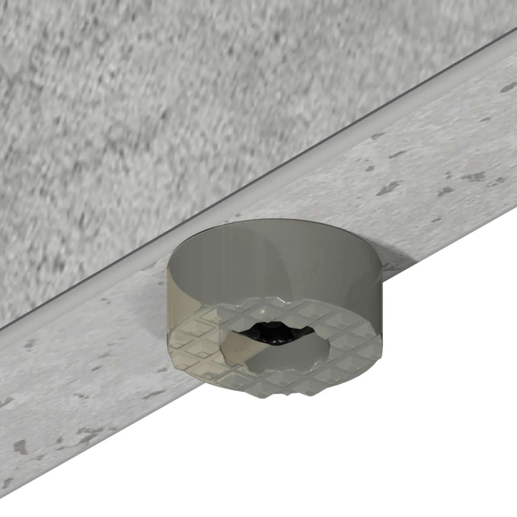 Giroletto per rete letto regolabile Grigio Cemento 100 x 190 cm 8021850