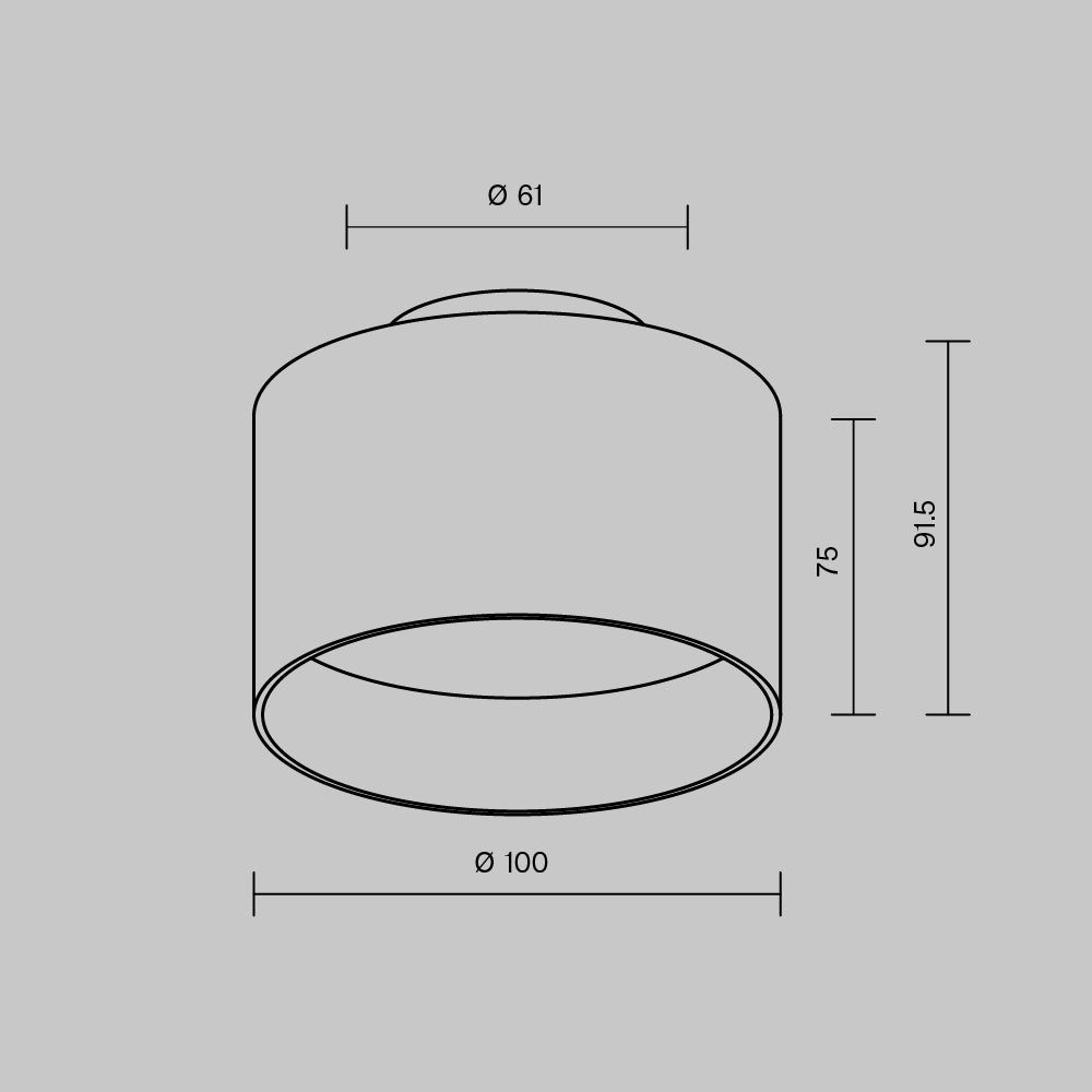 Maytoni Planet plafoniera LED bianca 12W 3000K 10cm
