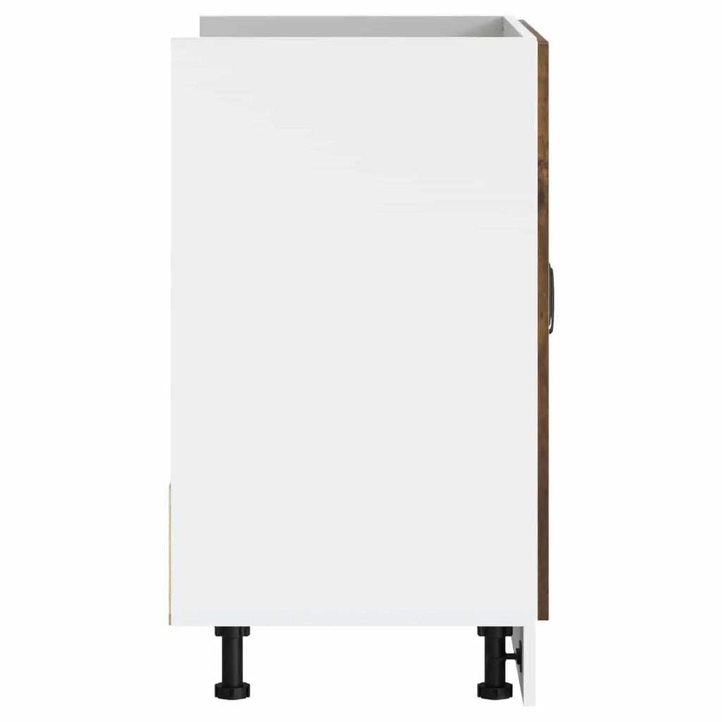 Mobile Base Lavello Lucca Rovere Fumo in Legno Multistrato 853692