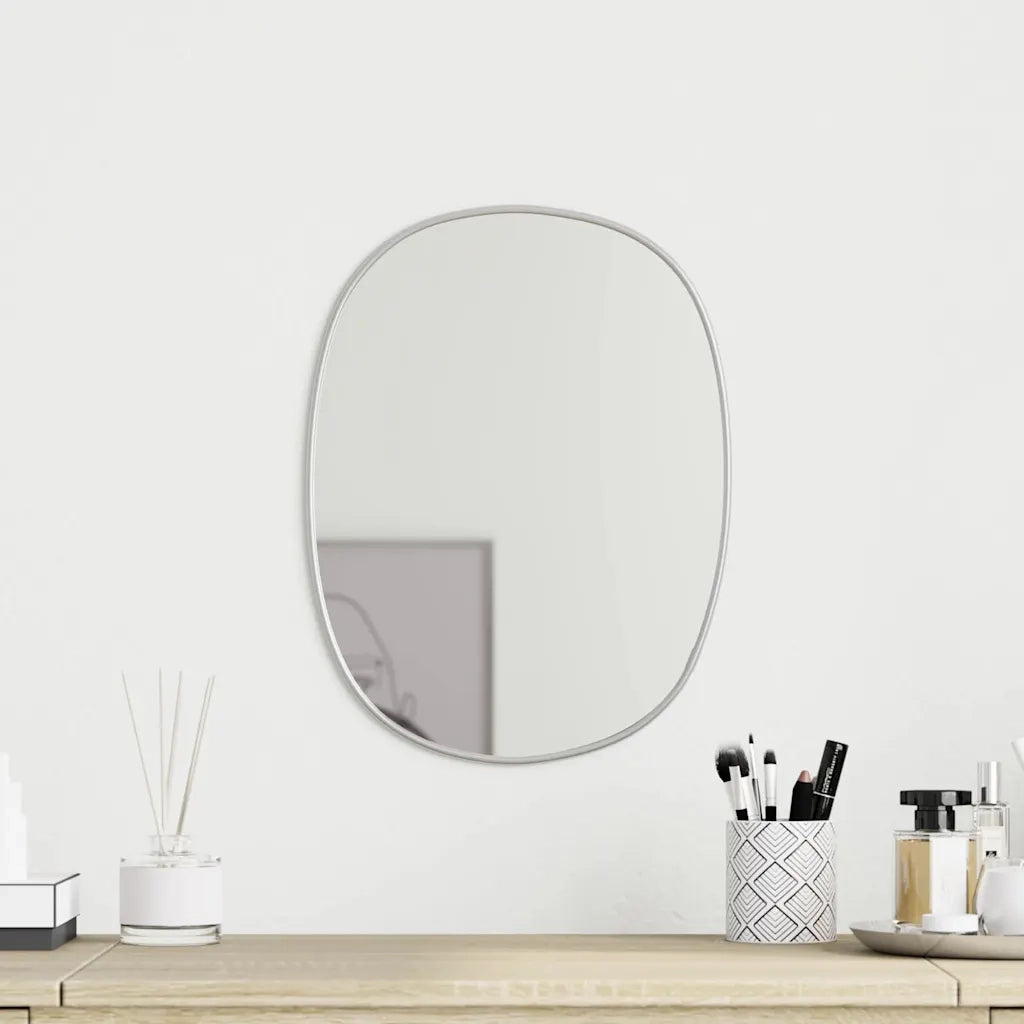 Specchio da Parete Argento 30x25 cm 348209
