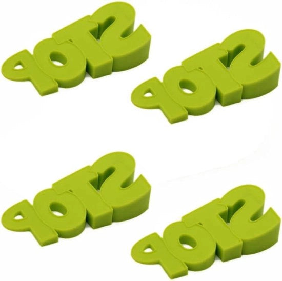 Stopper per porte antiscivolo in silicone - Set da 4 pezzi