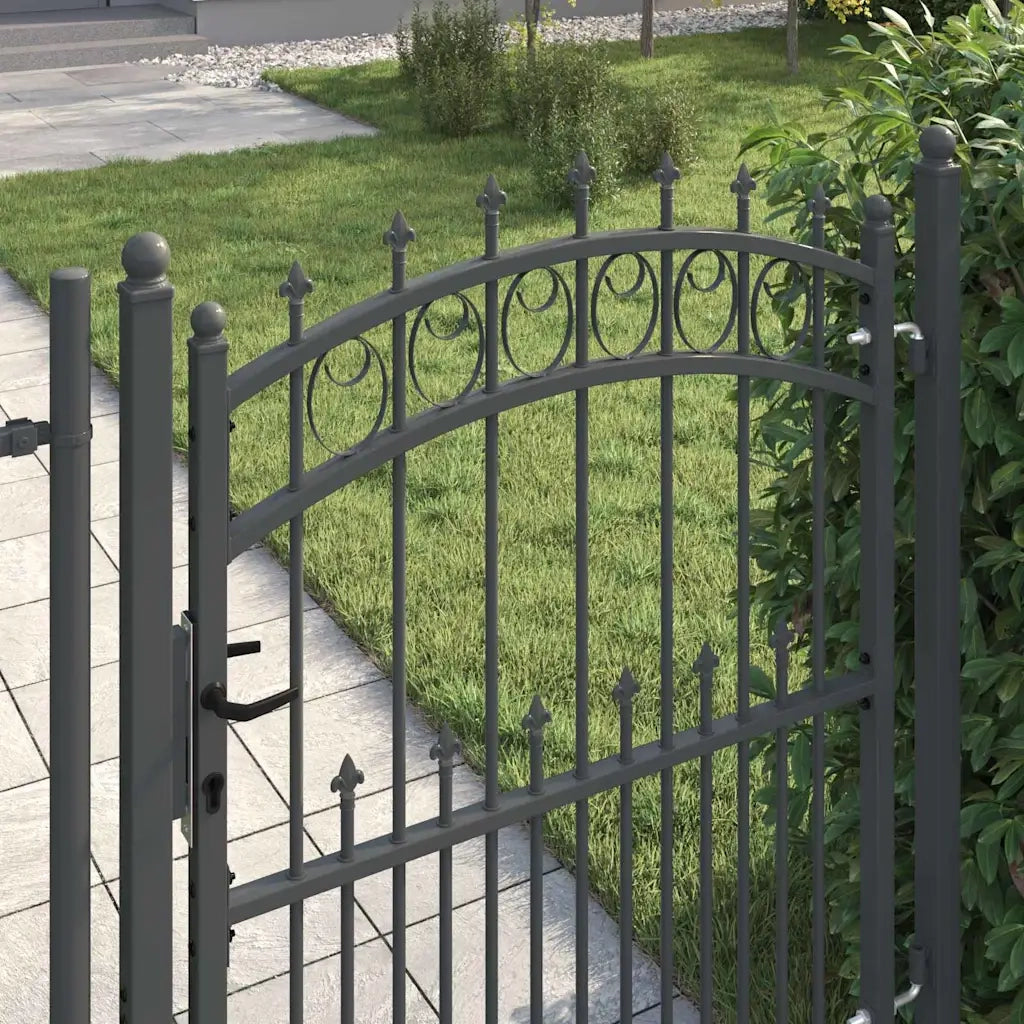 Cancello della recinzione con punte EMMEN 150 x 100 cm 42009004