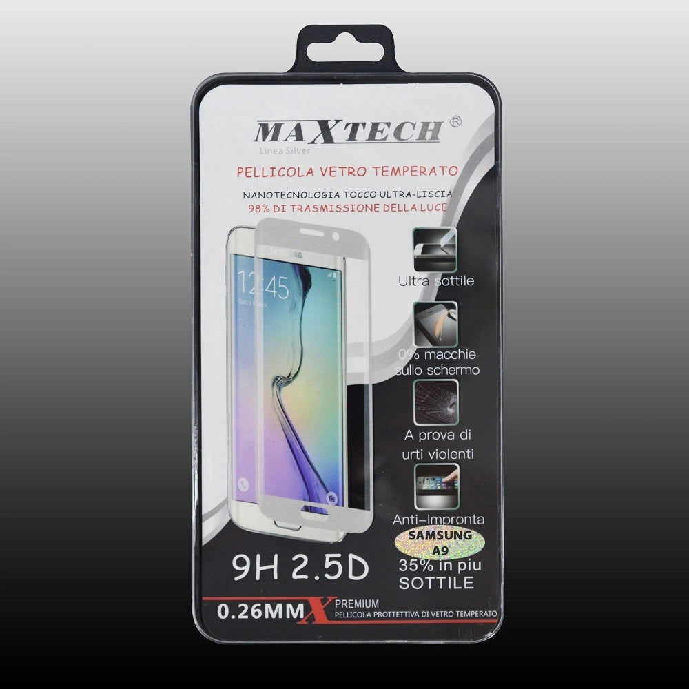 Trade Shop - Pellicola Vetro Temperato Samsung Galaxy A9 Antiurto Protezione Schermo Maxtech P-sam A9 -