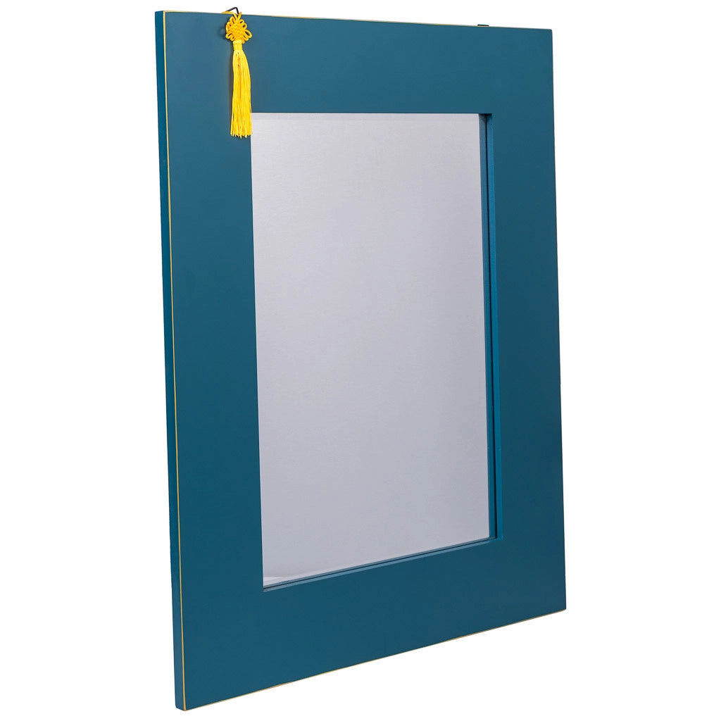 Specchio rettangolare in legno