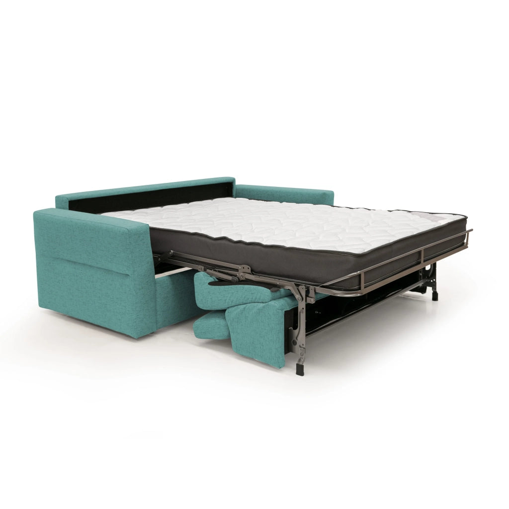 Avalon Divano letto con materasso H18 220 cm (mat. 160x197 cm) antracite