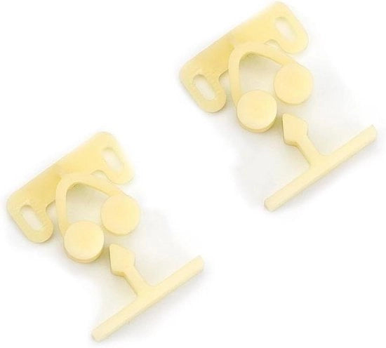 Viti di sicurezza in plastica, 2 pezzi - Forte presa - Accessori per armadi, caravan, camper, barca