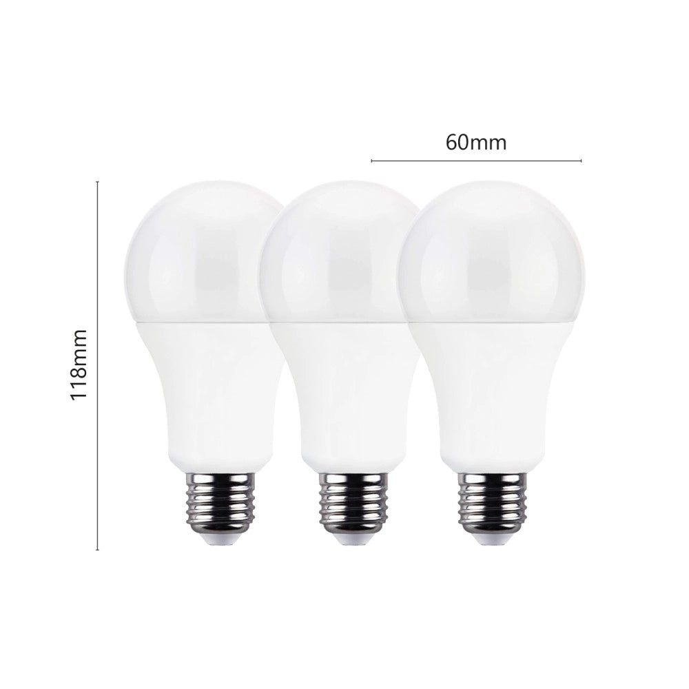 Alca power a60 13w 175-250v 1250lm 6000k e27 lampada a led box da 3pz