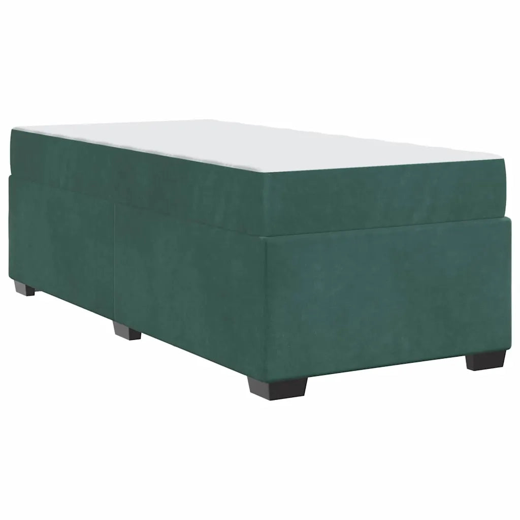 Struttura del letto Verde Scuro 90 x 190 cm Tessuto 3399263