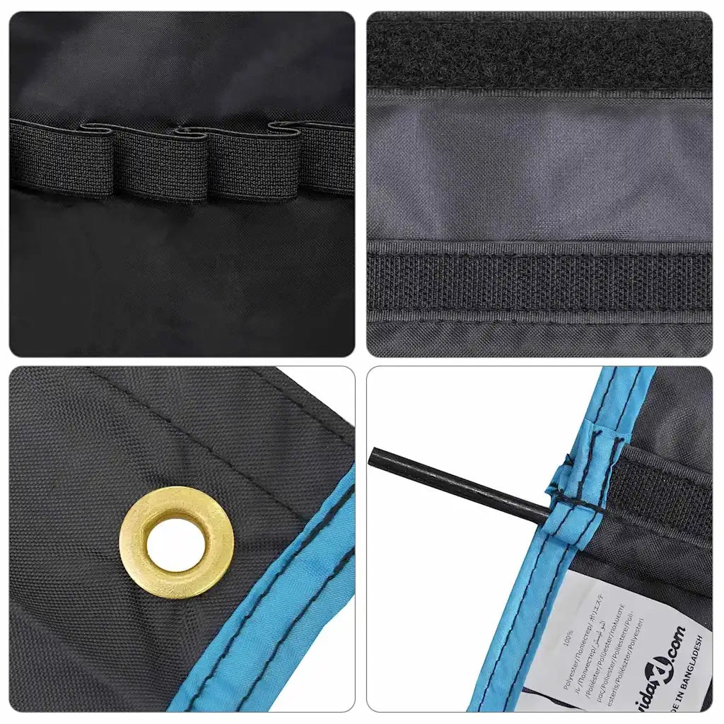Sacchetto per Stoccaggio Nero e Blu 125 x 48 cm Oxford 42001092
