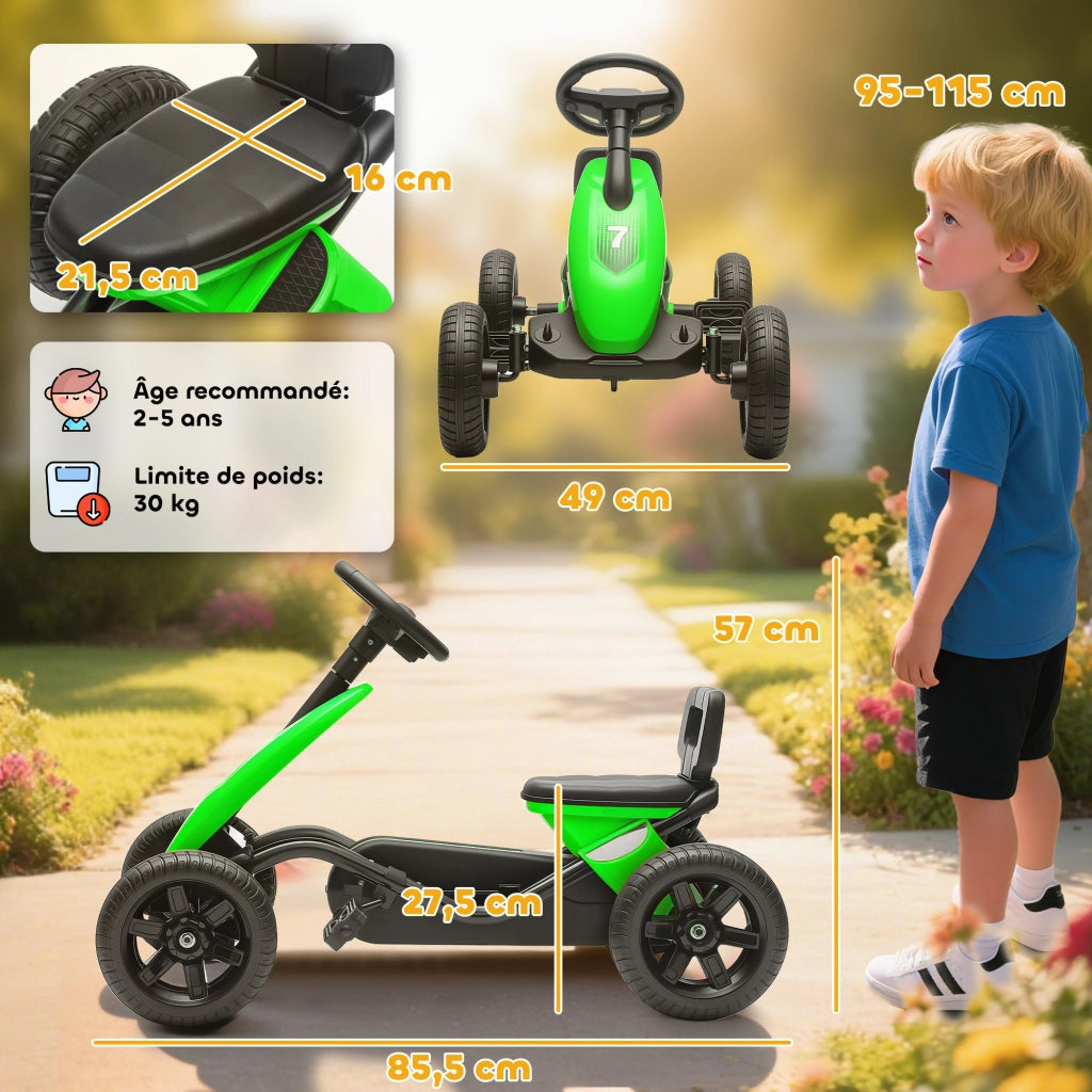 Kart a Pedali per Bambini ¨C Minimal ¨C Verde