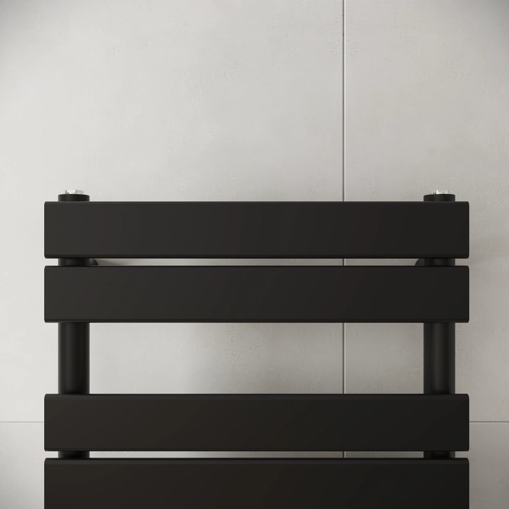 Termoarredo elettrico 1200x500 nero opaco interasse 450 | Andromeda