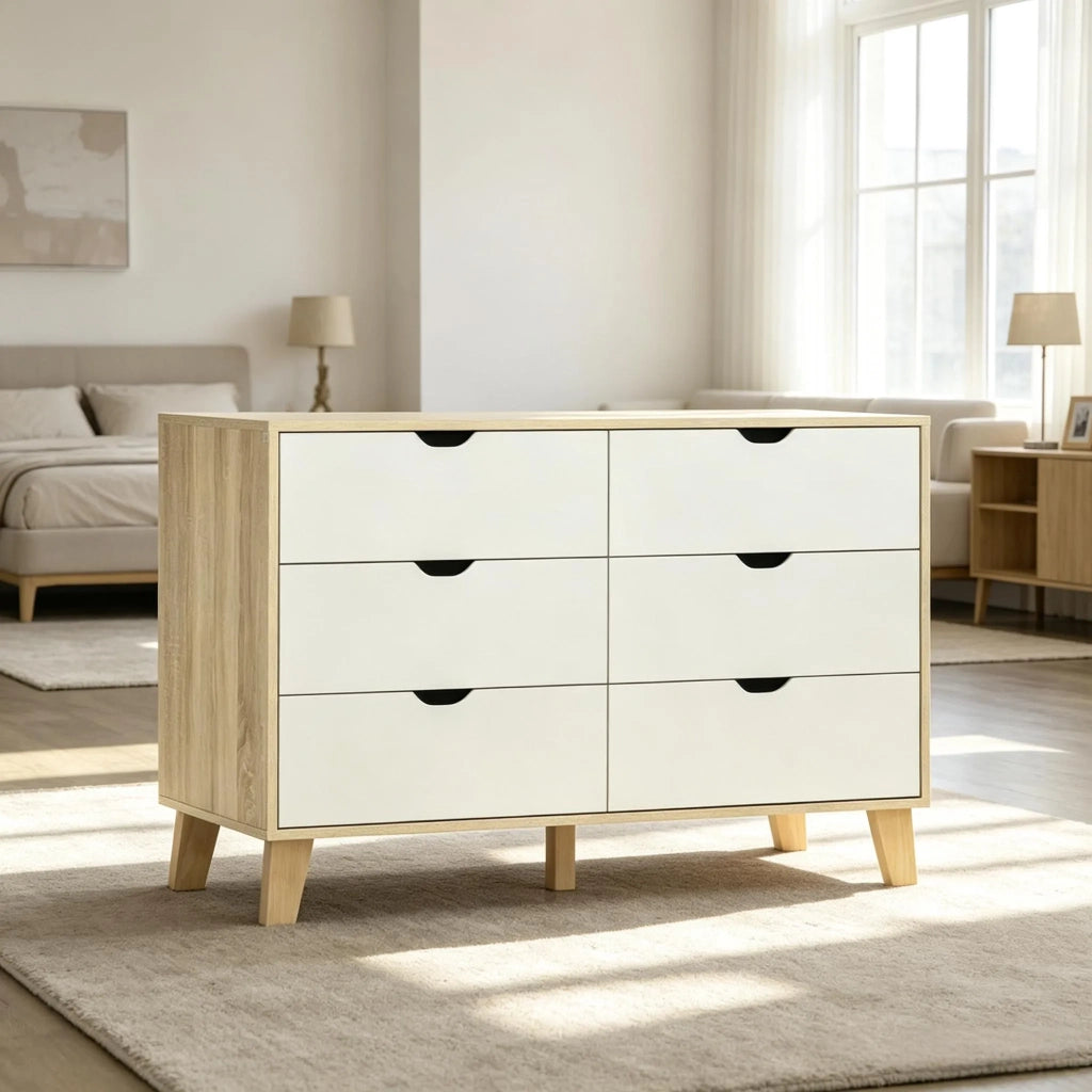 Comò con contenitore, pratico armadio-comò e versatile credenza (solo 1 comò con contenitore)