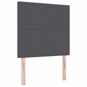 Testiera | Testata Grigio scuro 80 cm Tessuto in Cords