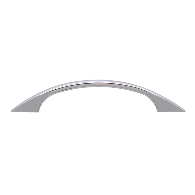 MANIGLIA PER MOBILI 'UN37' Interasse 128 - Cromo opaco - METAL GROUP