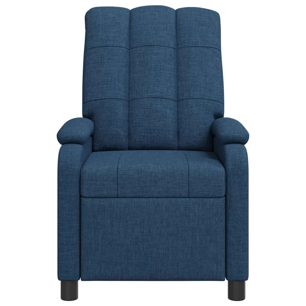 Poltrona reclinabile Blu Tessuto 42034965