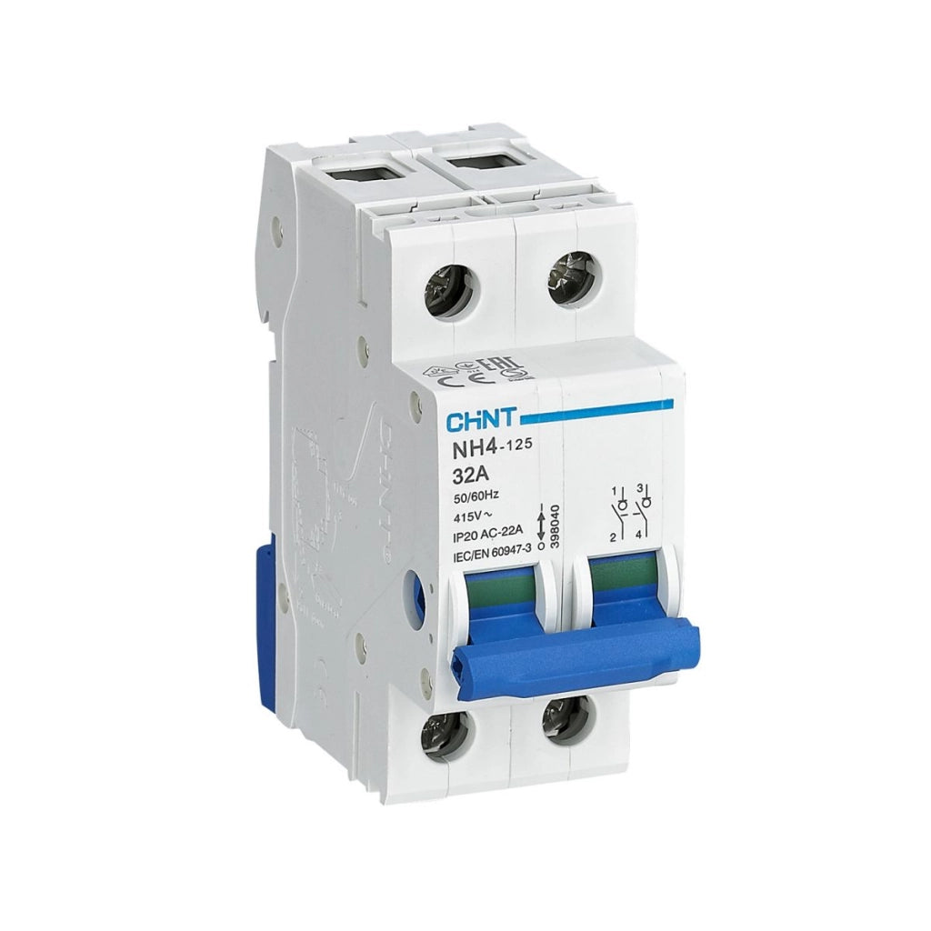 CHINT NH4-125/32-2P Sezionatore Modulare 2 Poli 32A Guida DIN CHT 398040