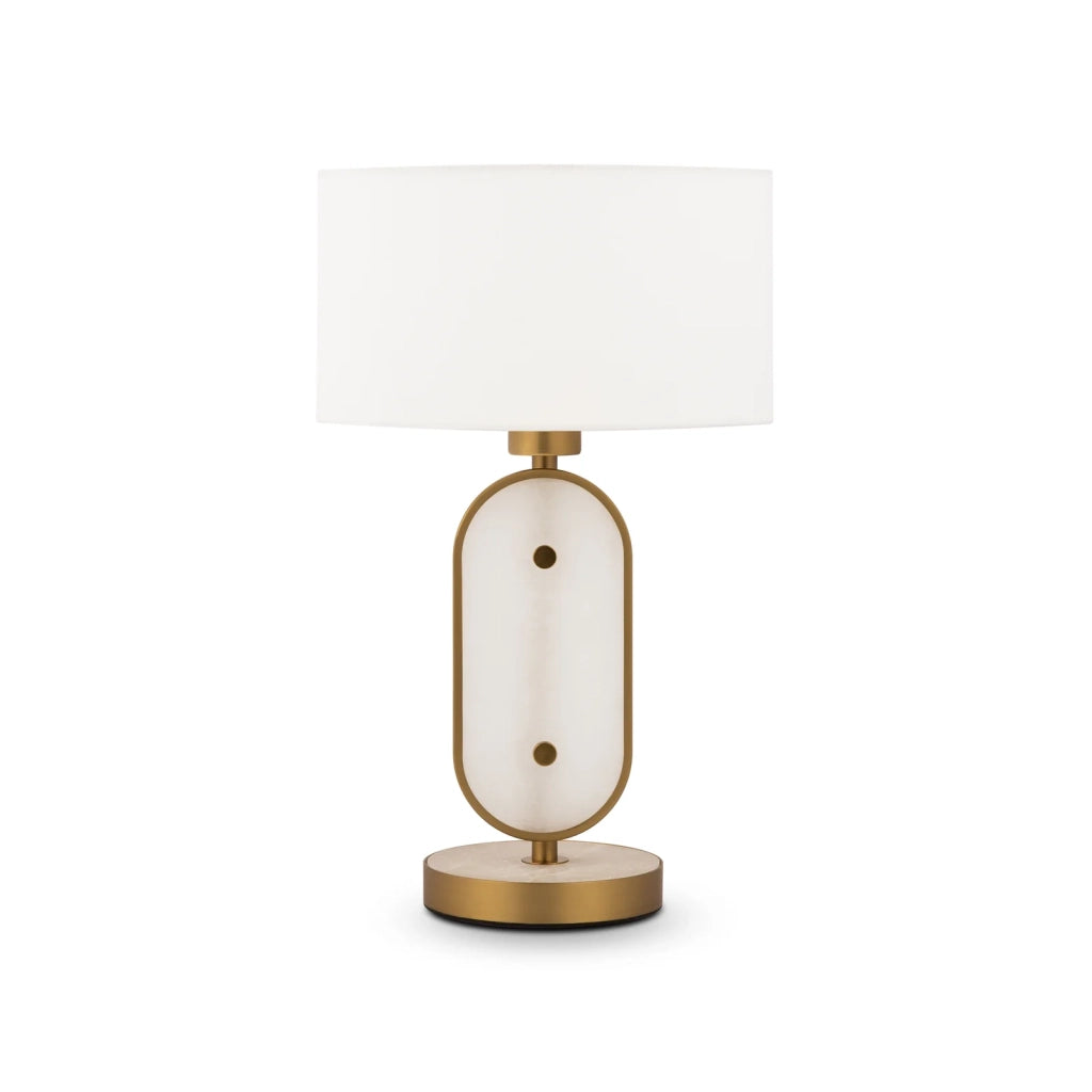 Maytoni Lampada da tavolo moderna Marmo 1 luce E14 oro alabastro