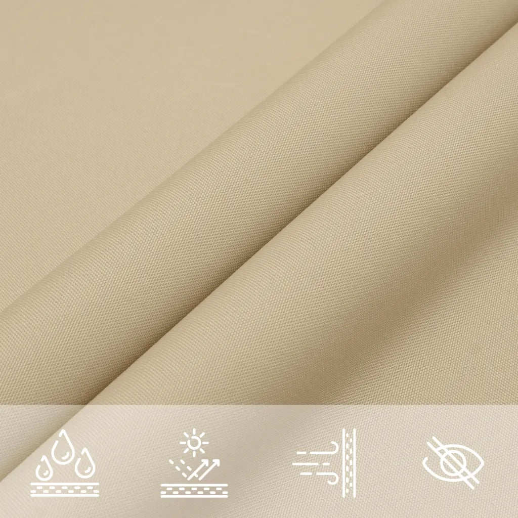 Vela Ombreggiante-Parasole a vela Oxford Rettangolare 2x5 m Beige