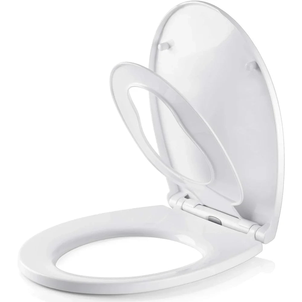 Copriwater sedile wc universale coperchio con chiusura ammortizz