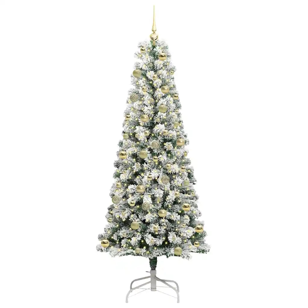Albero di Natale Artificiale con Rami Pieghevoli 210 cm 3395608