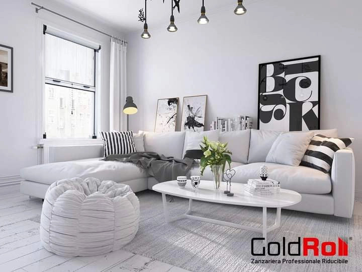 Zanzariera a Rullo Riducibile  60 x 150 Bianco 9010