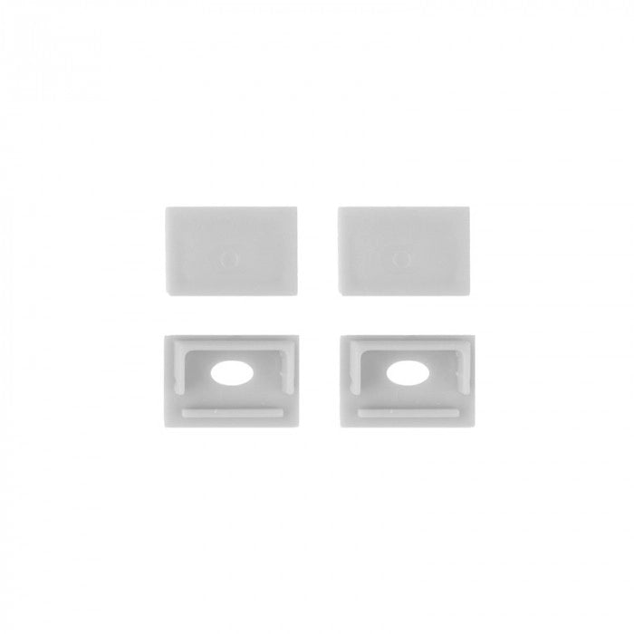Profilo LED GNS02 da superficie bianco diffusore 2m Ecolight