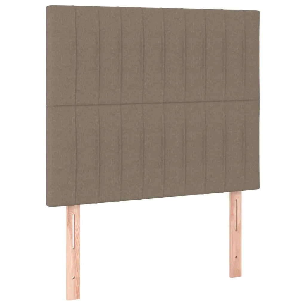 Testiera | Testata per letto Tortora 80x5x118/128 cm Tessuto