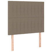 Testiera | Testata per letto Tortora 80x5x118/128 cm Tessuto