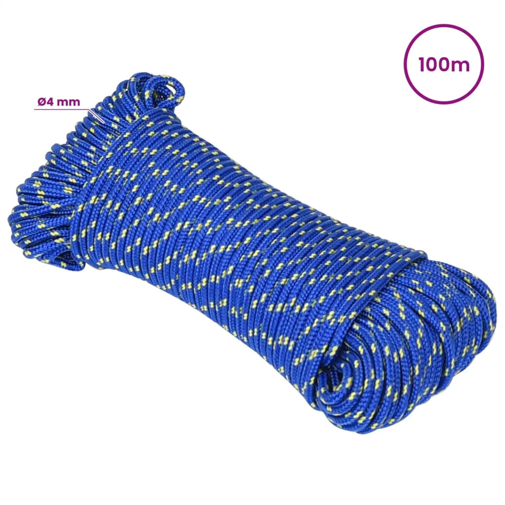 Corda multiuso 4 mm 100 m Blu PP 105 kg Carico massimo 3473008