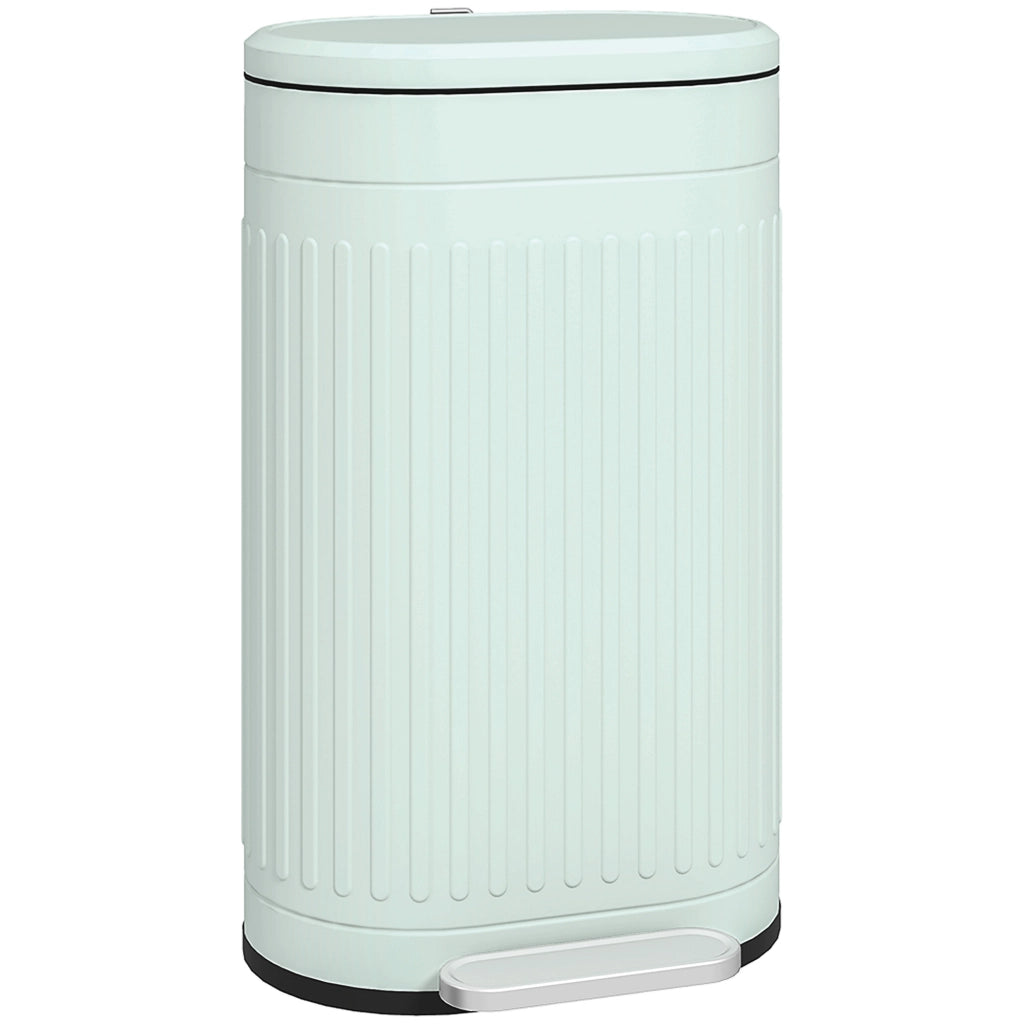 Pattumiera a Pedale 30L ¨C Xylo ¨C Verde con Coperchio Soft-Close e Secchio Interno Rimovibile 36,5x31,2x60,8cm