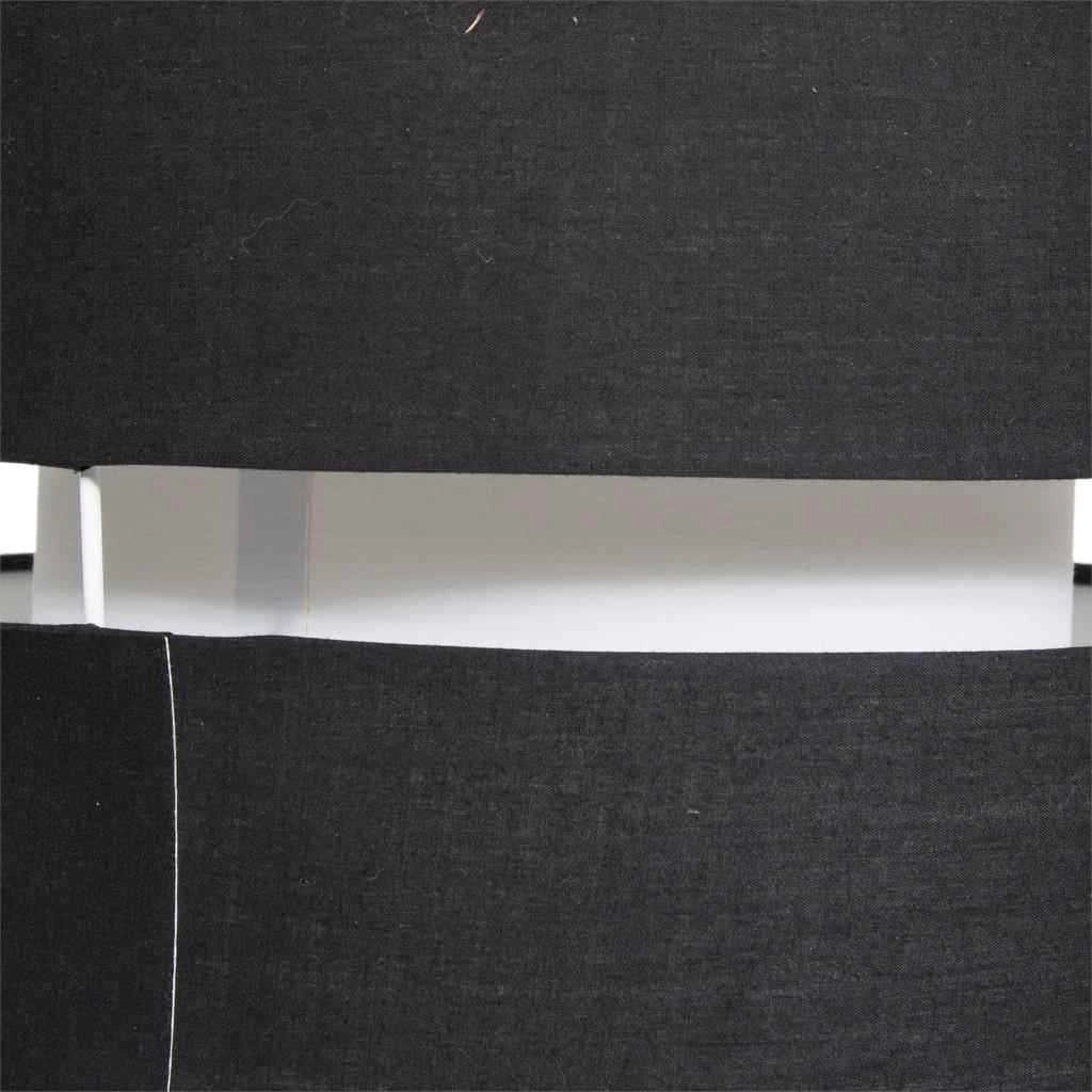 Lampada da soffitto nera 30x30x100h cm