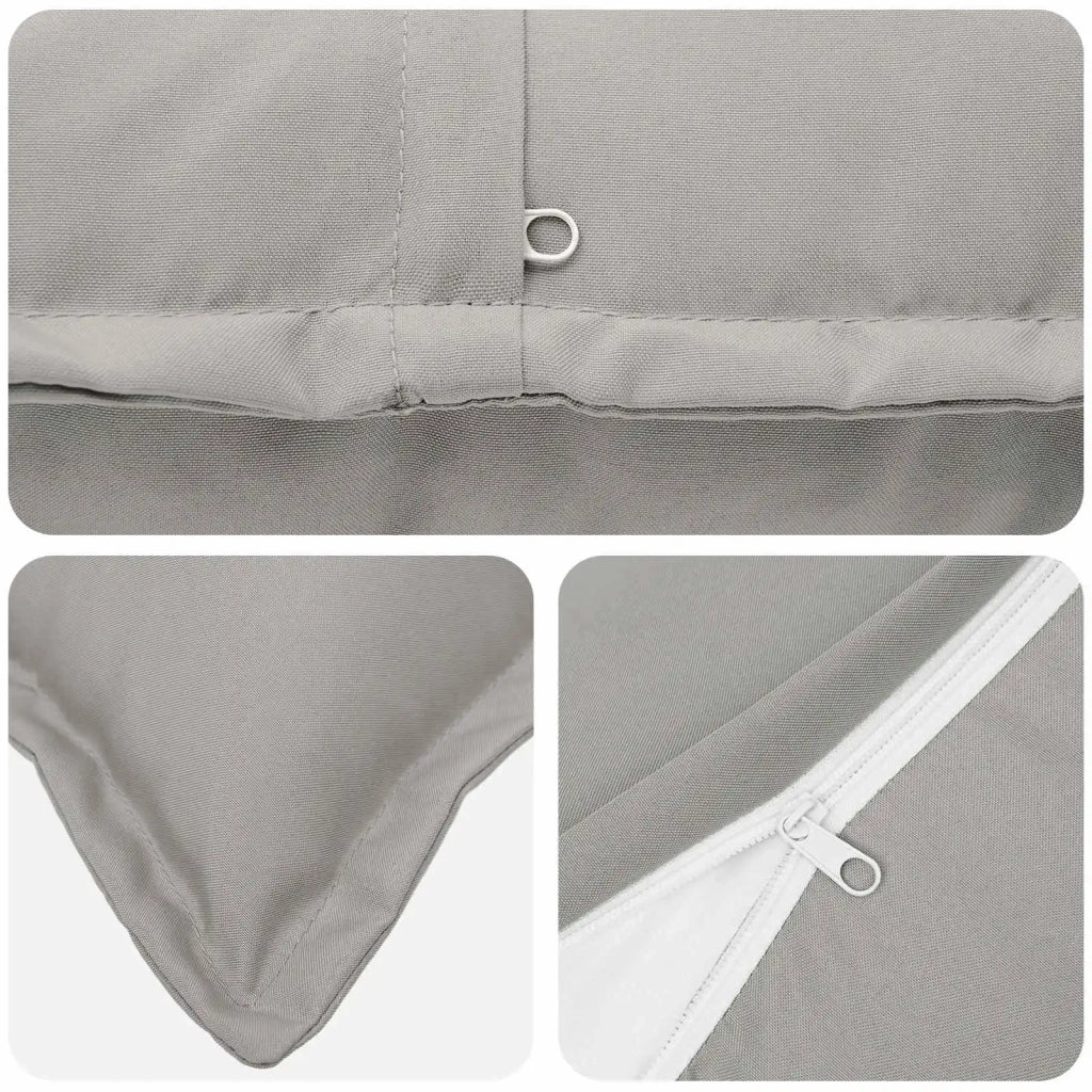 Federa 2 pz HOUTEN Grigio 30 x 50 cm Poliestere 916215